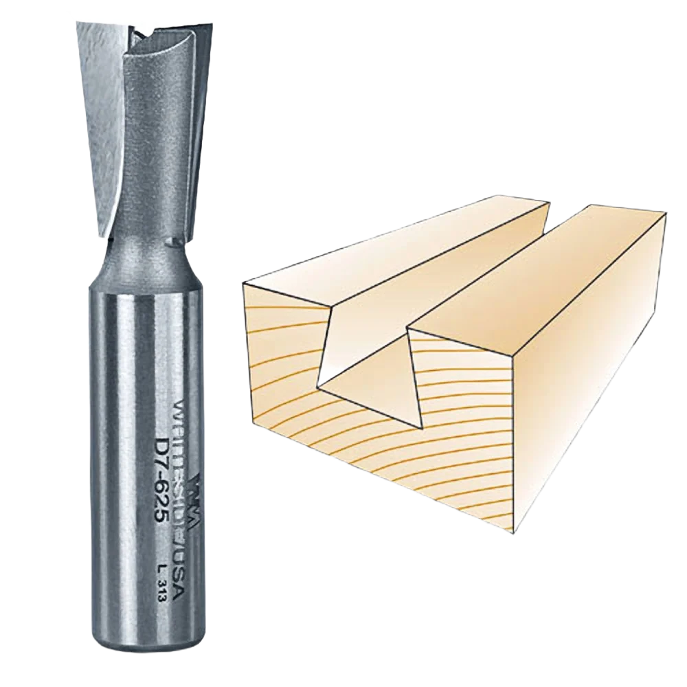 Trendy Whiteside Dovetail Bit 1 2 in. SH x 5 8 in. LD x 7 deg. Eco-Friendly