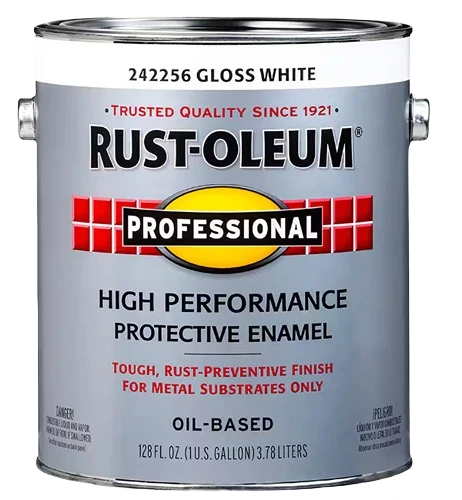Smooth Rust-Oleum White Gloss Professional Enamel 1 gallon Fashionable
