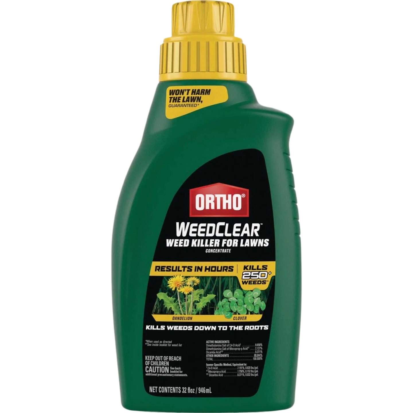 Enhanced Ortho WeedClear Weed Killer Concentrate for Lawns 32 oz. Selected