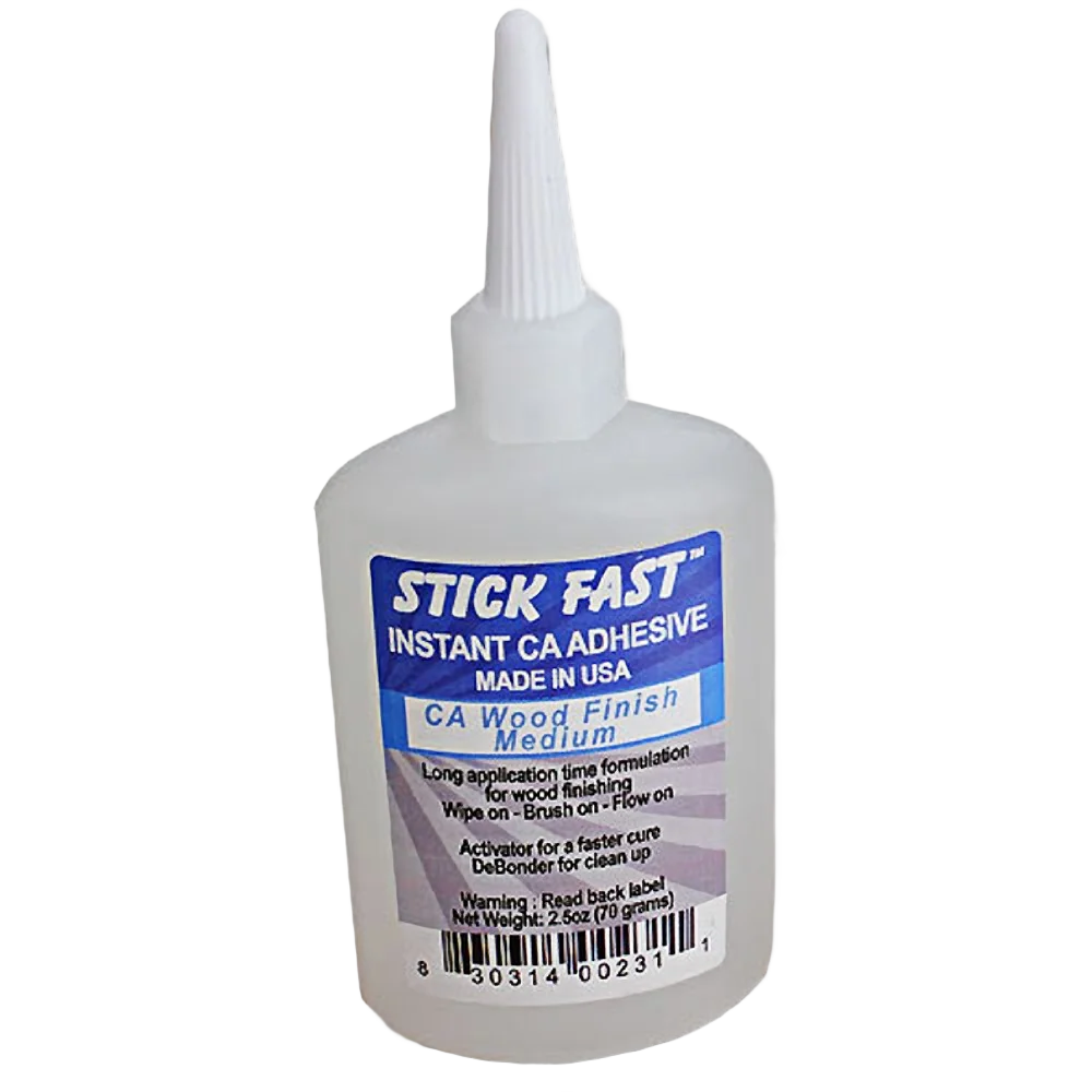Top-Quality Stick Fast CA Wood Finish 2.5 oz. Medium Original Design