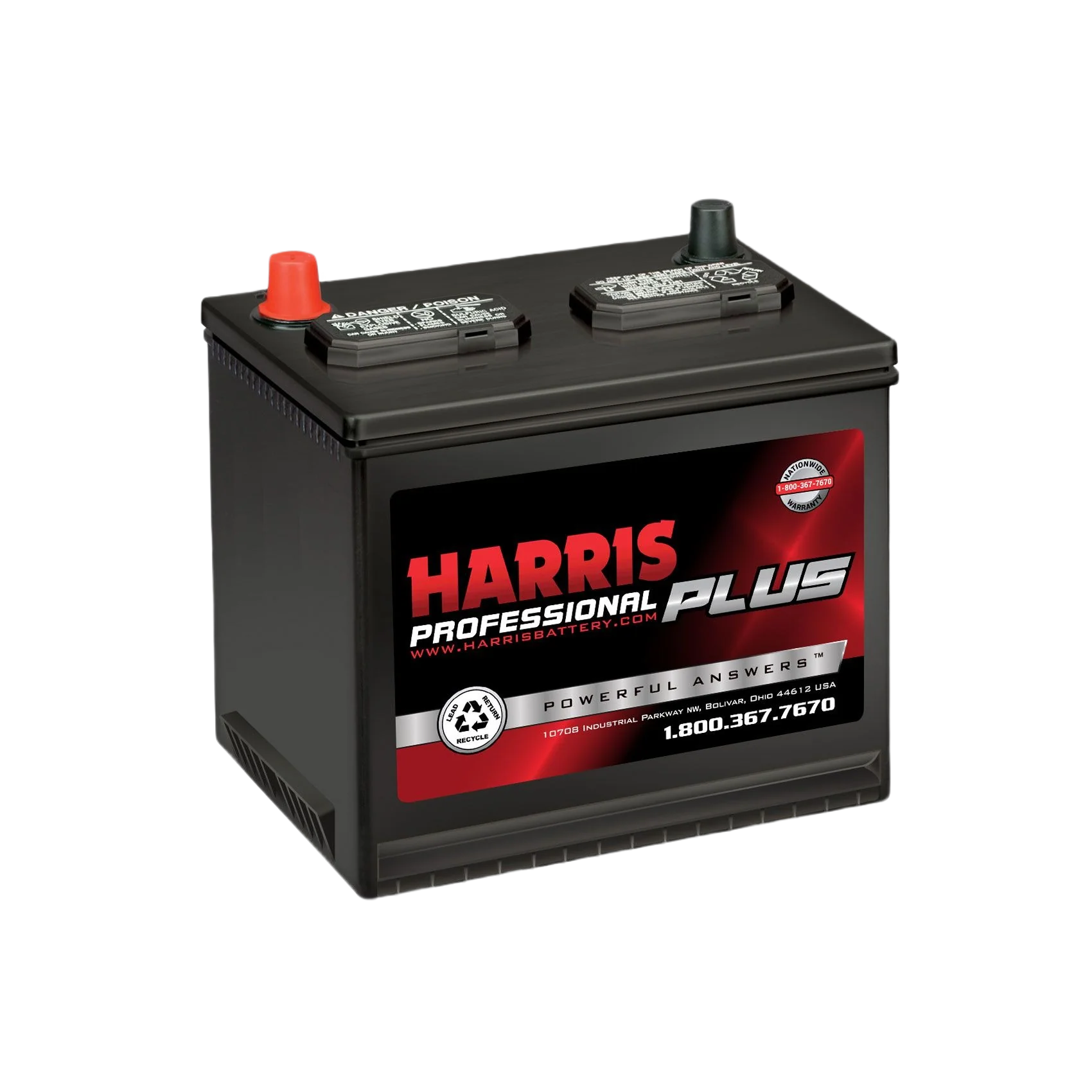 Official Harris Professional Plus 22F40 Flooded Lead Acid Battery Relaxed