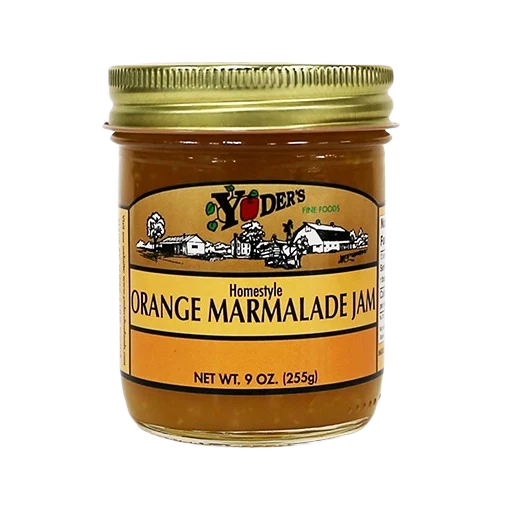Certified Yoder’s Fine Foods Orange Marmalade 9 oz. High-Quality
