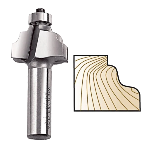 Solid Whiteside Wavy Edge Bit 1 2 in. SH x 1 8 in. R Effective