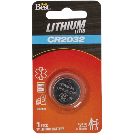 Breathable Do it CR2032 Lithium Coin Cell Battery Innovative