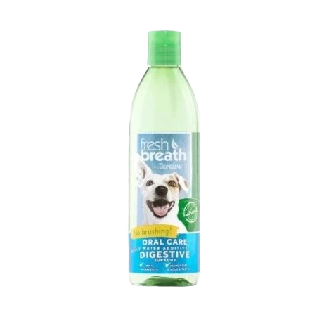 Relaxed TropiClean Fresh Breath Water Additive 16 oz. Innovative
