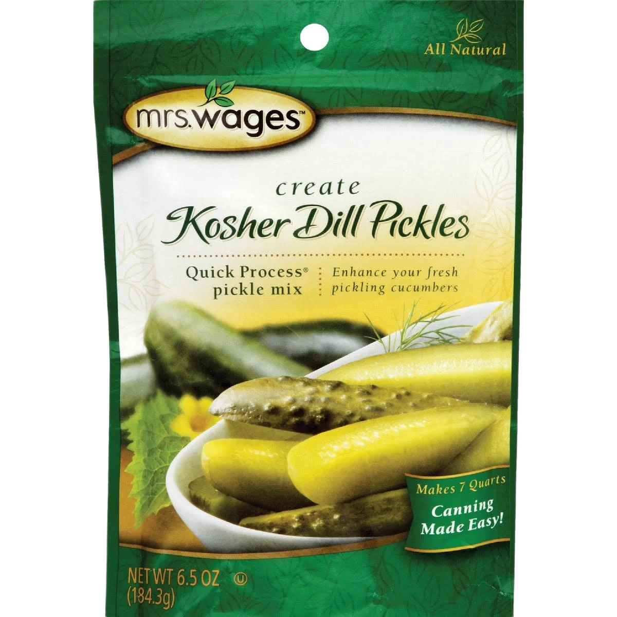 Exceptional Mrs. Wages Kosher Dill Pickling Mix 6.5 oz. Sophisticated