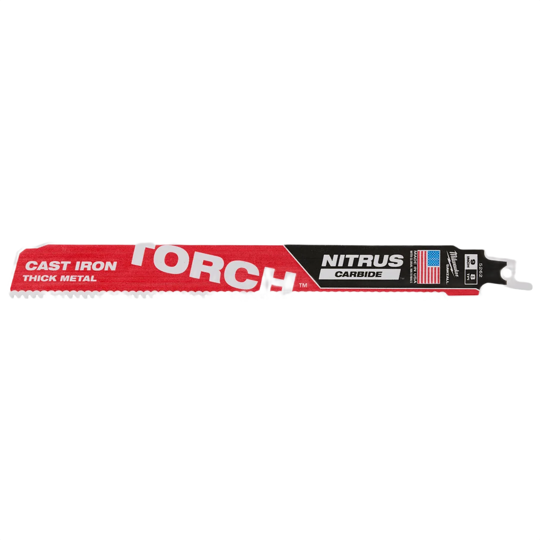 Quality Milwaukee 9 7TPI The Torch™ NITRUS CARBIDE™ Blade Dependable