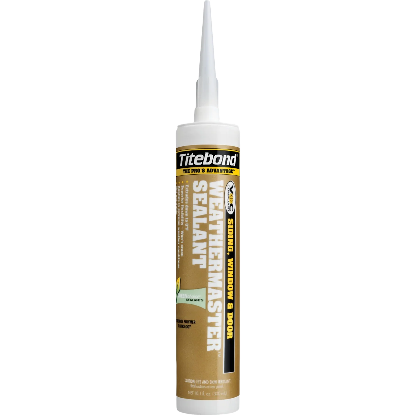 Sustainable Titebond WeatherMaster Beige Sealant 10 oz. Premium Material