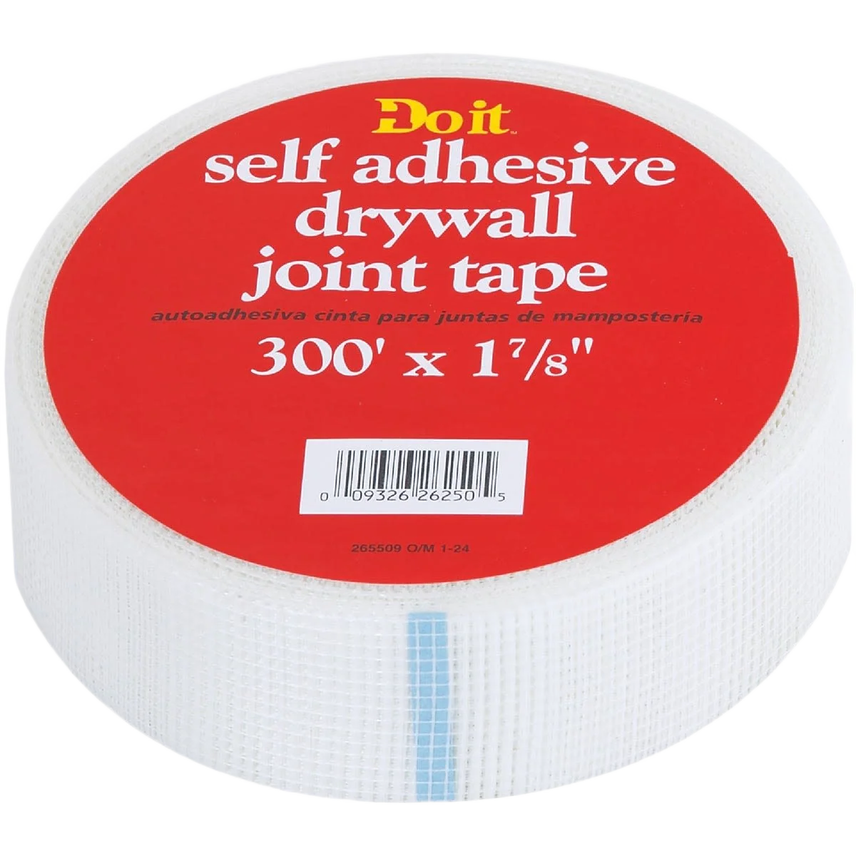 Lightweight Do it Self Adhesive Drywall Joint Tape 1-7 8 x 300 ft. Durable
