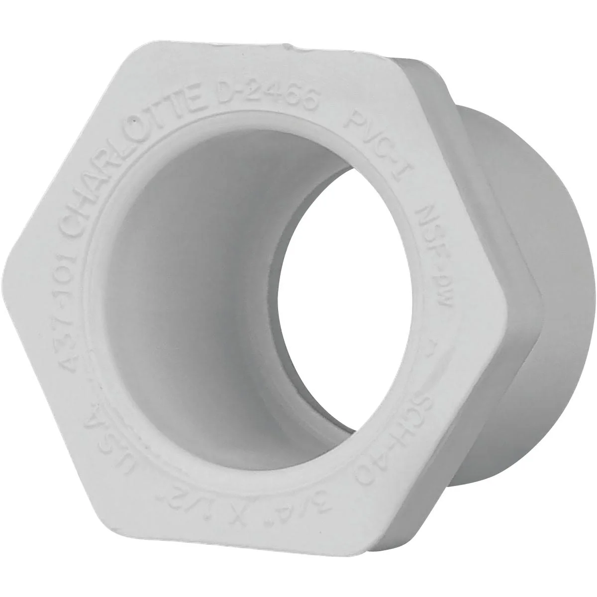 Classic Charlotte Pipe 3 4 SPG x 1 2 Slip PVC Bushing Proven