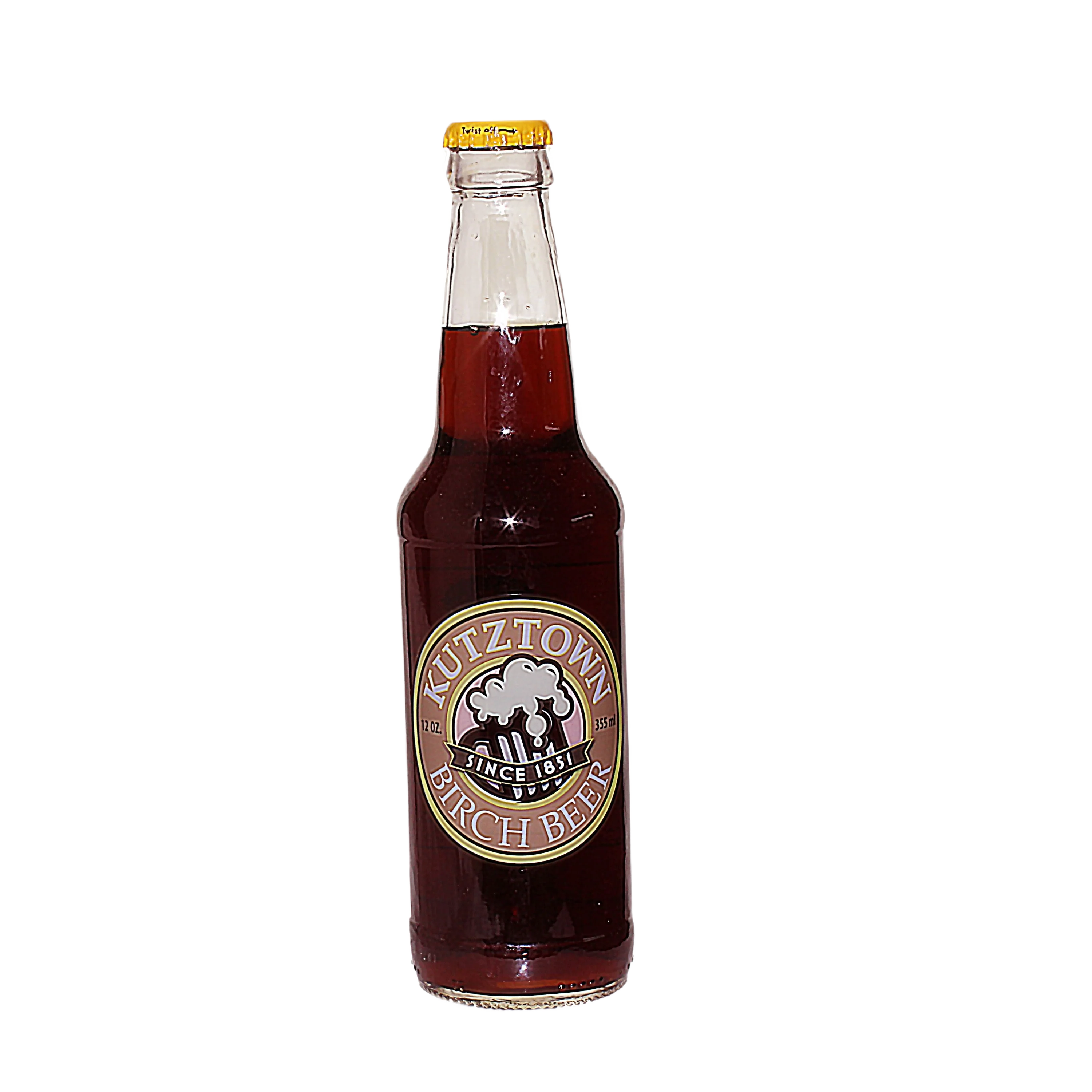 Secure Kutztown Birch Beer Soda 12 oz. Authentic
