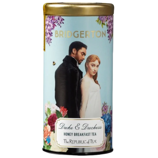Selected The Republic of Tea Duke Duchess Honey Breakfast Tea Tin Original