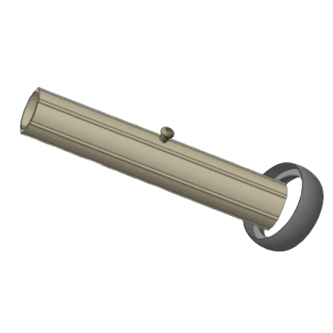 Top-Quality Westbury White Internal Connector for ADA Aluminum Handrail User-Friendly