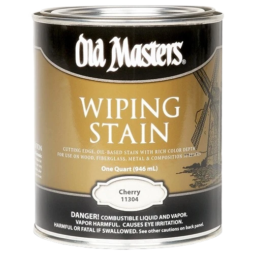 Reusable Old Masters Cherry Oil Base Wiping Stain 1 2 Pint Prestigious