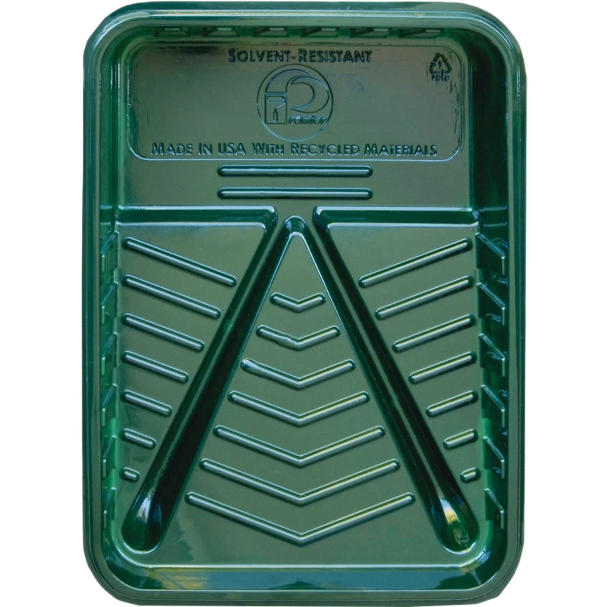 Expertly Made Premier Plastic Solvent-Resistant Green Paint Tray 9 In. Optimized