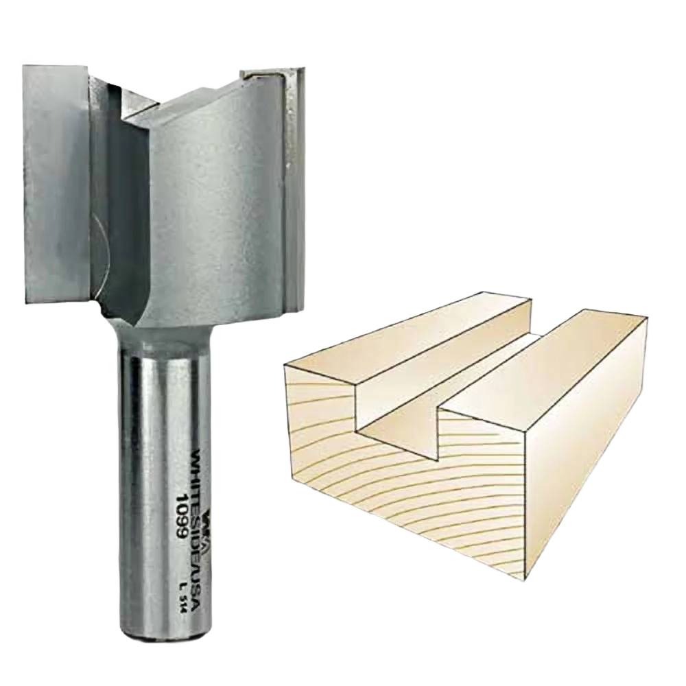 Convenient Whiteside Straight Bit 1 2 in. SH x 1-1 2 in. CD x 1-1 4 in. CL Easy-to-Use