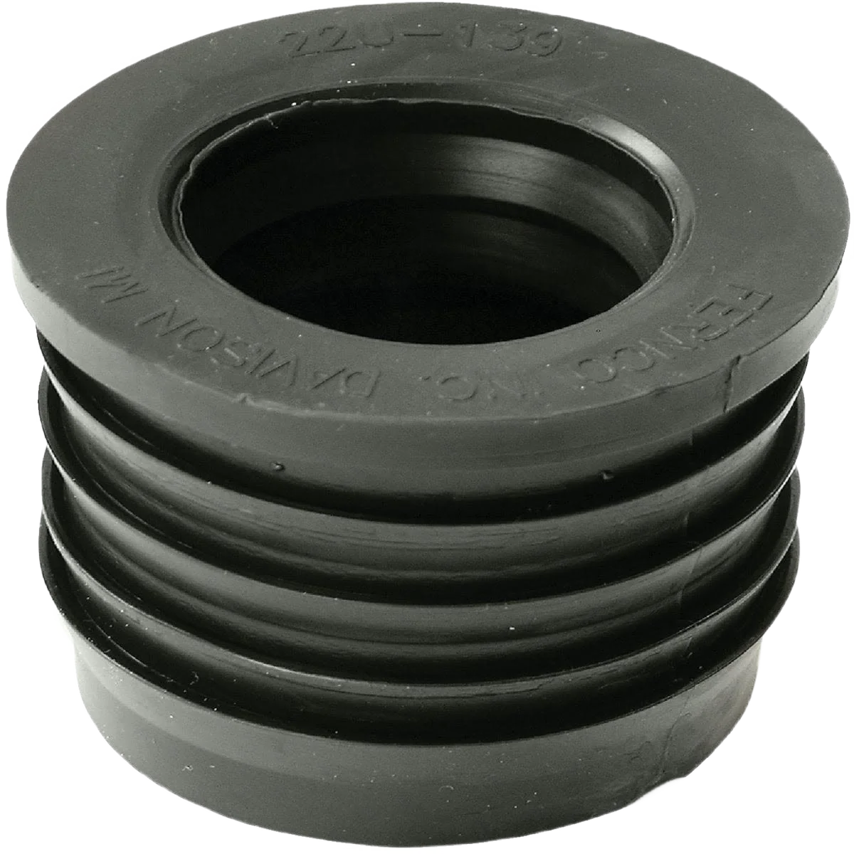 Dependable Fernco DWV Sewer and Drain PVC Iron Pipe Hub Adapter 2 In x 1-1 2 In. Fine