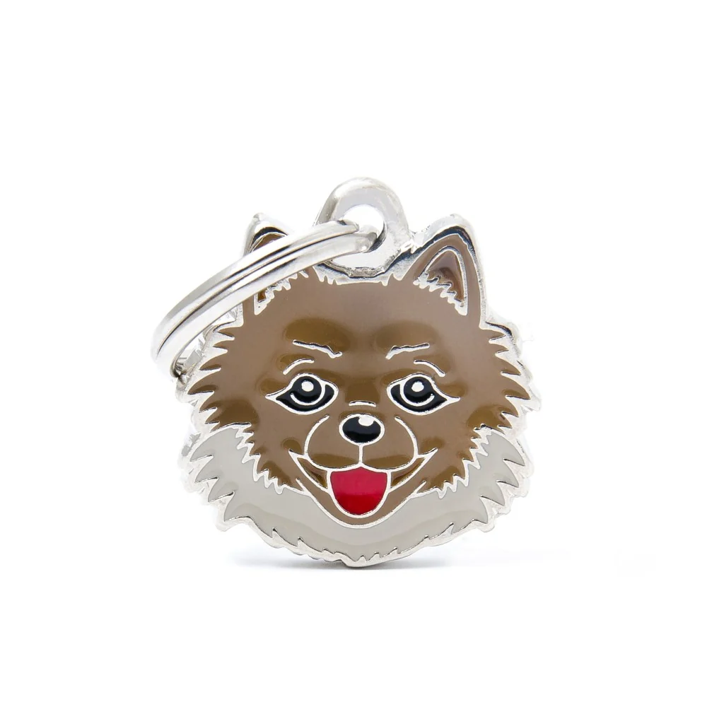 Modern MyFamily Friends Pomeranian Pet Tag Fine