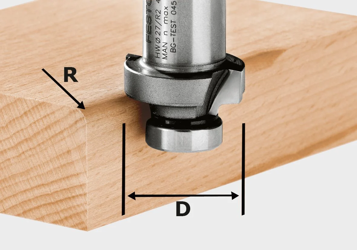 Effective Festool 490095 Roundover Bit HW R5-OFK 500 Original