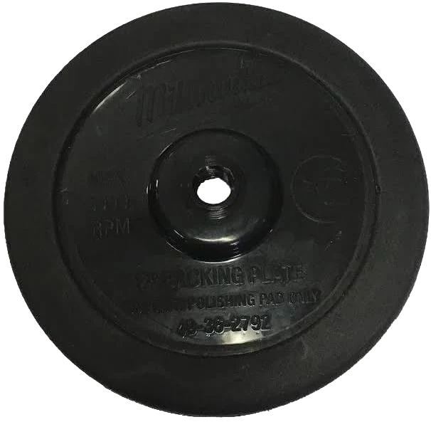 Comfortable Milwaukee 7 in. Backing Pad Premium