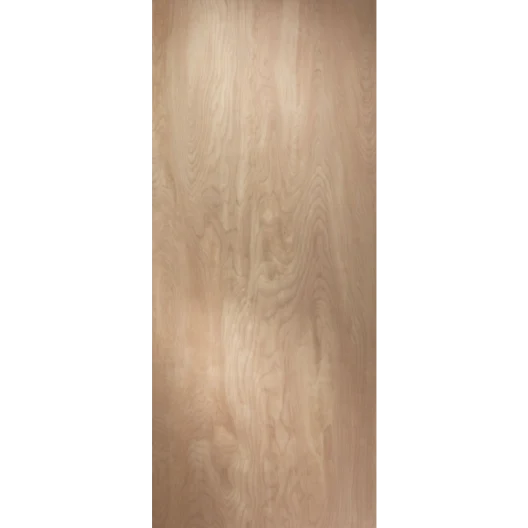 Breathable 24 in. x 80 in. Flush Birch Hollow Core Pre-Hung Interior Door RH Fine