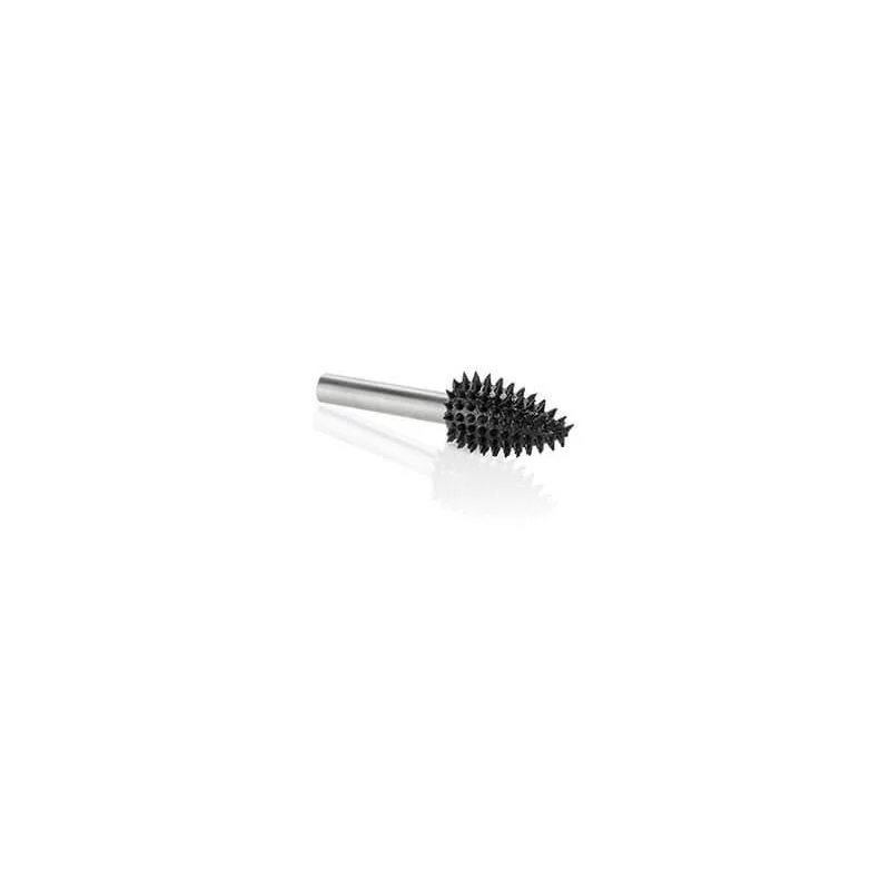 Relaxed Kutzall Extreme 1 2 x 1 in. Flame 1 4-in. Shaft Burr Very Coarse High-Grade