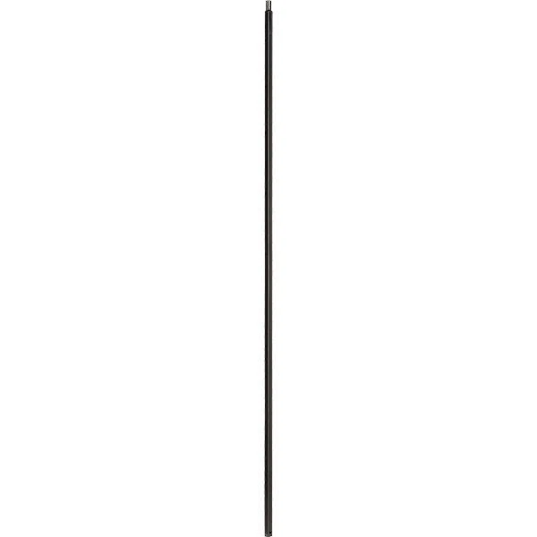 Crafted Stairtrends Plain 44 in. x 1 2 in. Iron Tubular Baluster Satin Black Powerful