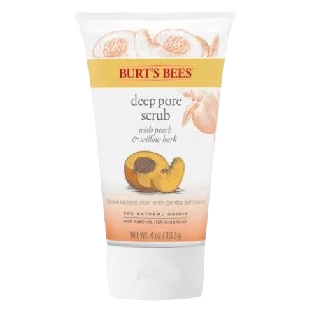 Expertly Made Burt’s Bees Peach Willow Bark Deep Pore Scrub 4 oz. Outstanding