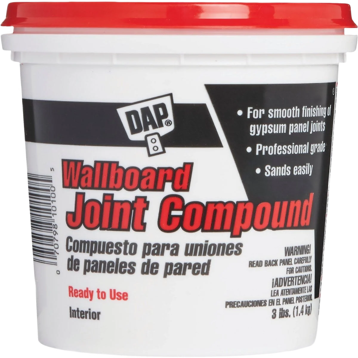 Lightweight DAP Pre-Mixed Latex Wallboard Drywall Joint Compound 3 lb. Outstanding