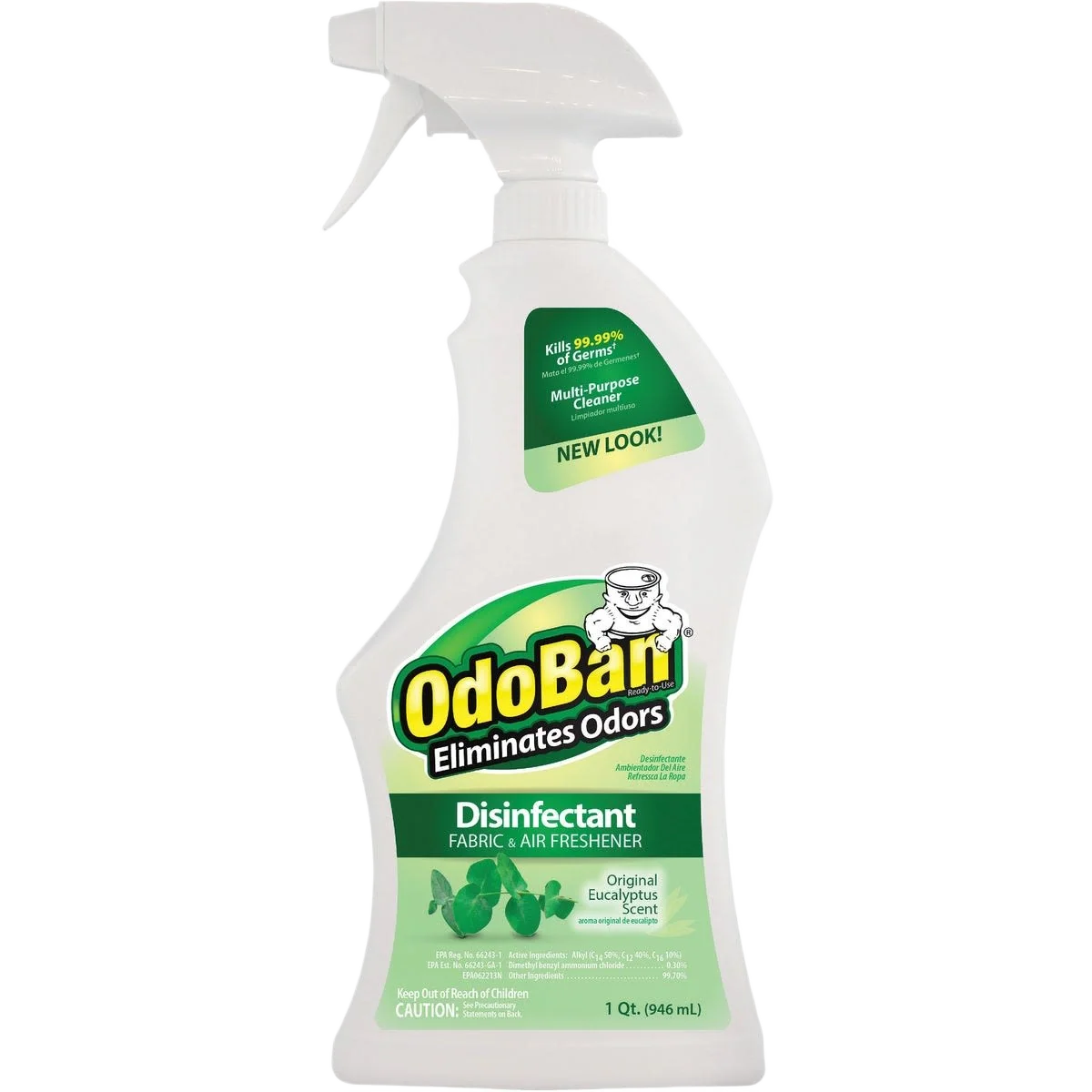Natural OdoBan Washable Surface Sanitizer and Deodorizer 32 oz. Elite