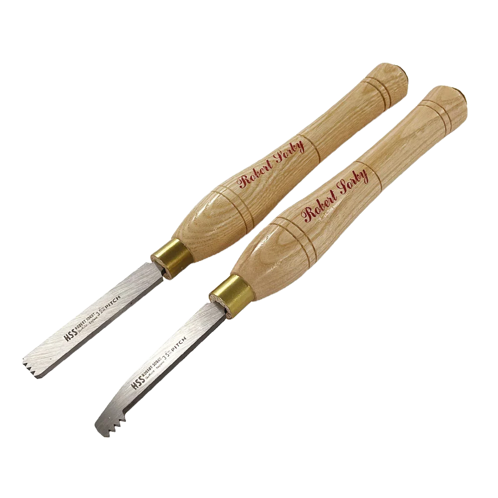 Quality Sorby Pair of Thread Cutting Tools 10 TPI Relaxed