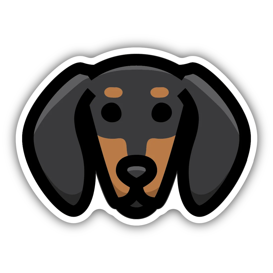 Classic Stickers Northwest Dachshund Sticker Smart