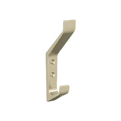 Innovative Amerock Emerge Two Prong Golden Champagne Decorative Wall Hook Flexible