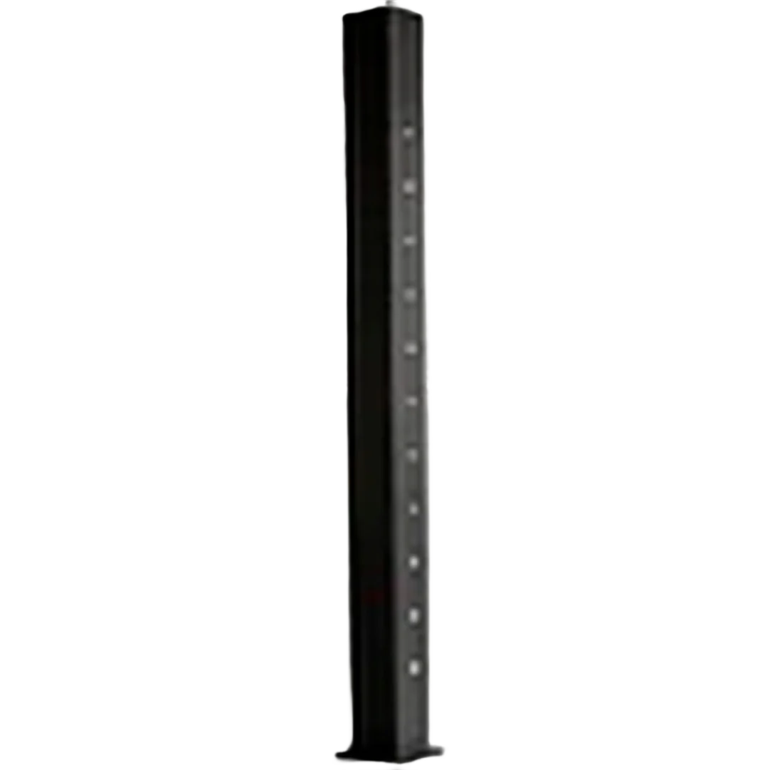 Durable Key-Link American Series 3-1 4 x 40-In. Black Stair End Post Minimalist