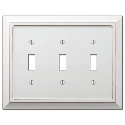 Carefully Designed Amerelle 3-Toggle Savannah Distressed White Wood Proven