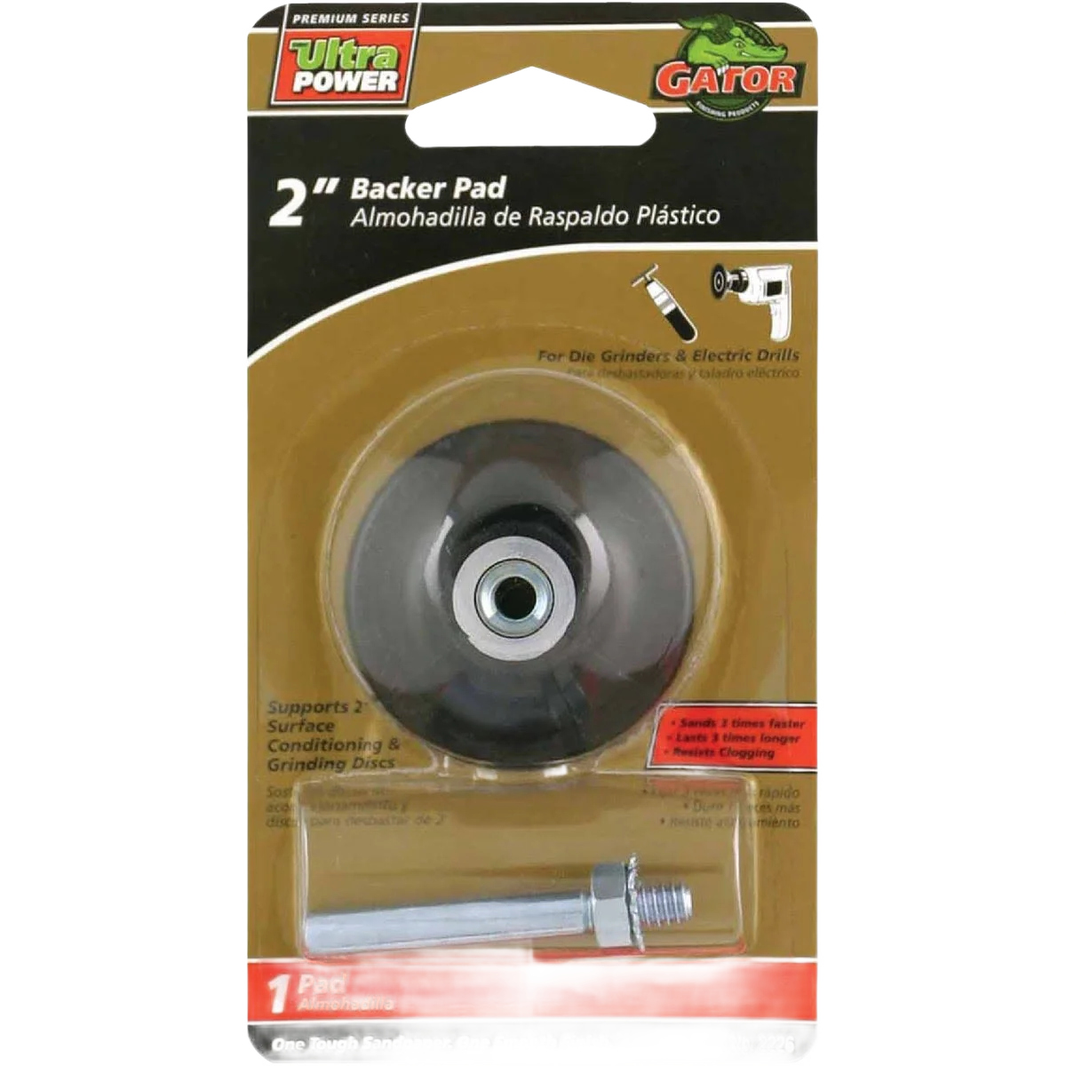 Relaxed Gator Sanding Disc Backing Pad Minimalist