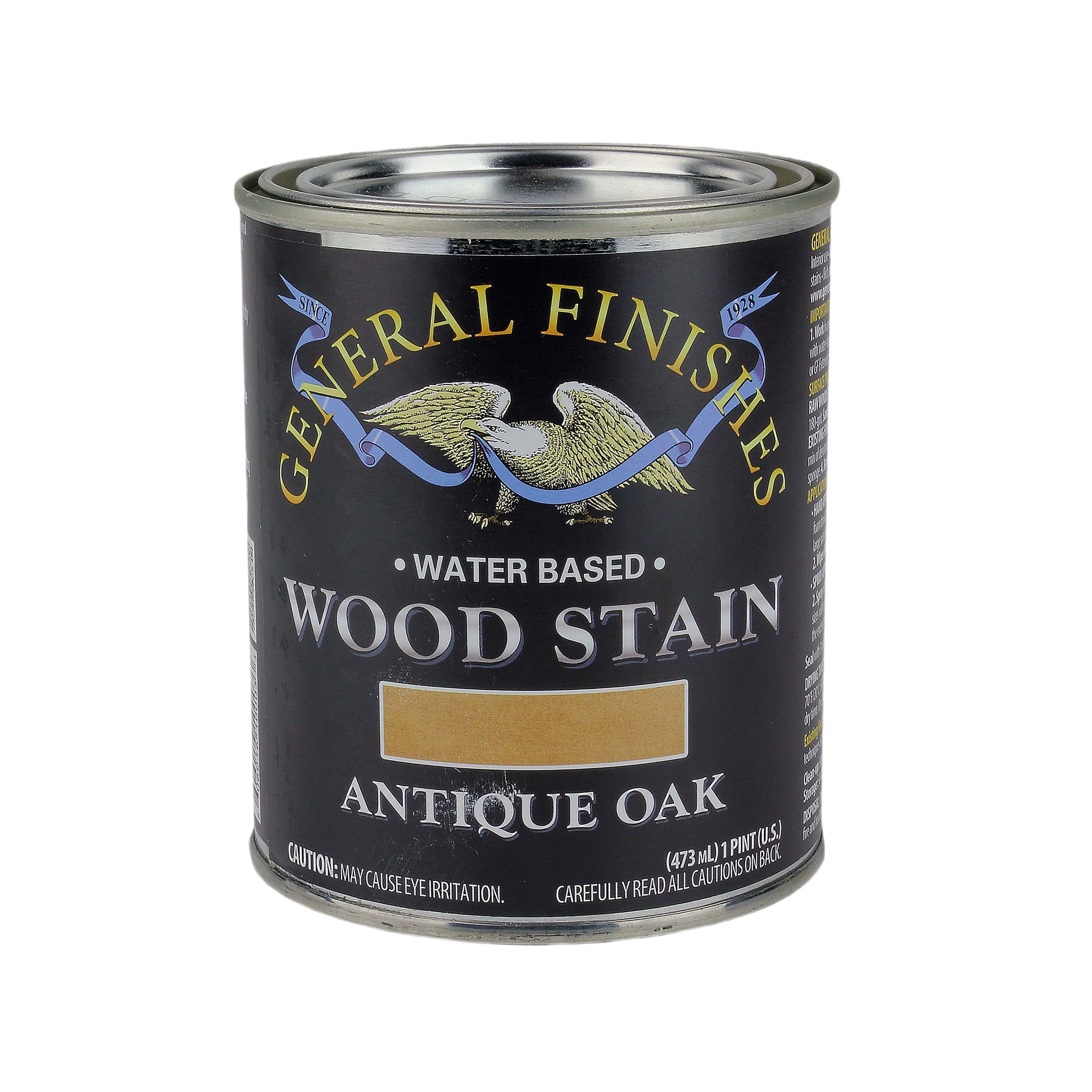 World-Class General Finishes Antique Oak Water Based Wood Stain 1 Quart Fast