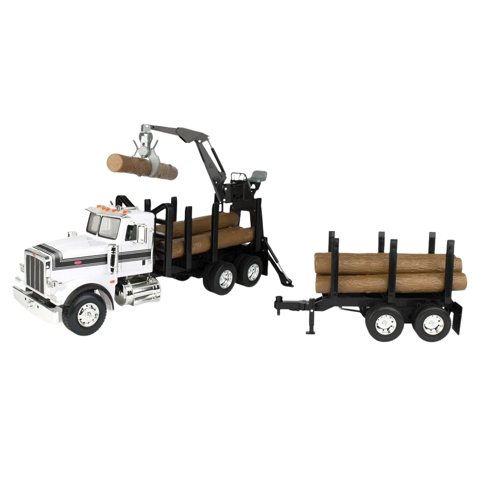 Smart TOMY John Deere Big Farm Semi with Log Load 1 16 Scale Efficient