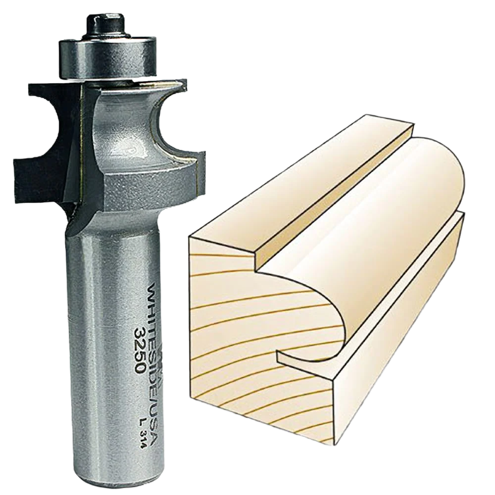 Traditional Whiteside 3250 Edge Beading Bit 1 2 in. SH x 5 16 in. BD Responsible