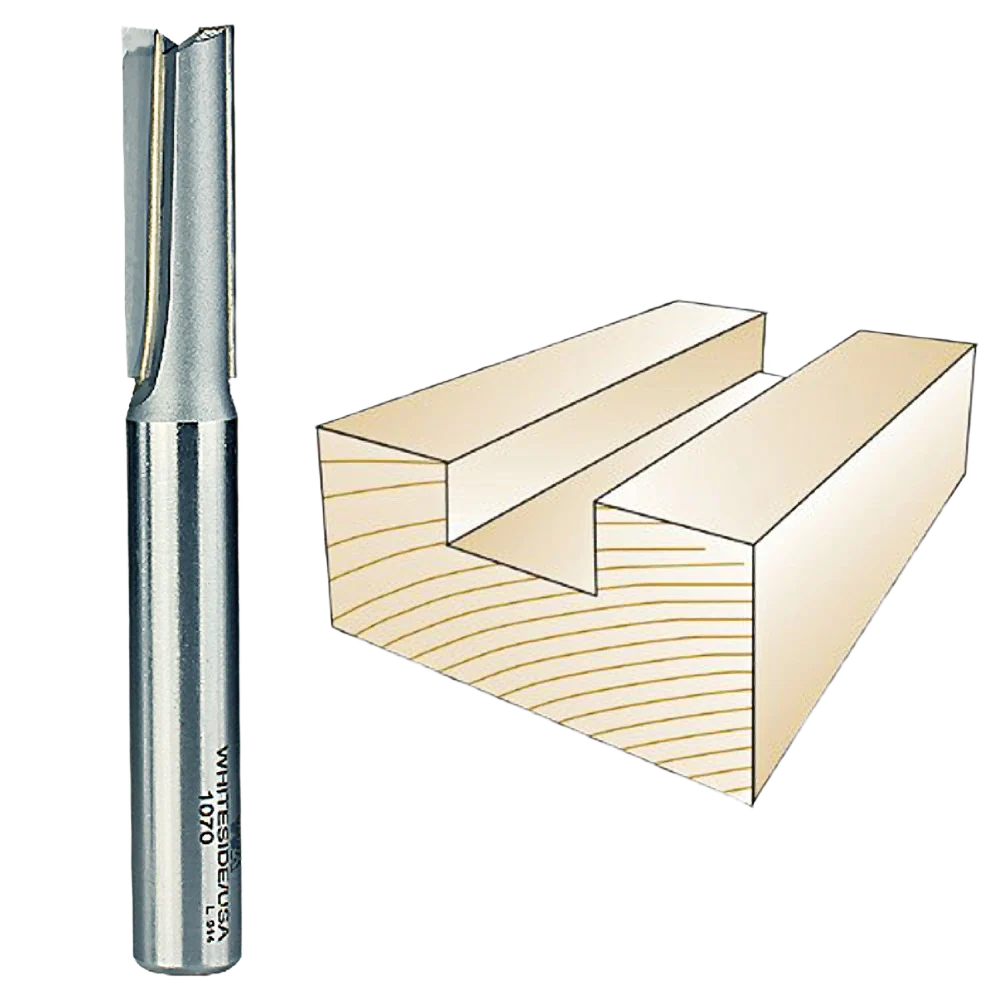 Effective Whiteside Straight Bit 1 2 in. SH x 1 2 in. CD x 1-1 2 in. CL Long-Lasting