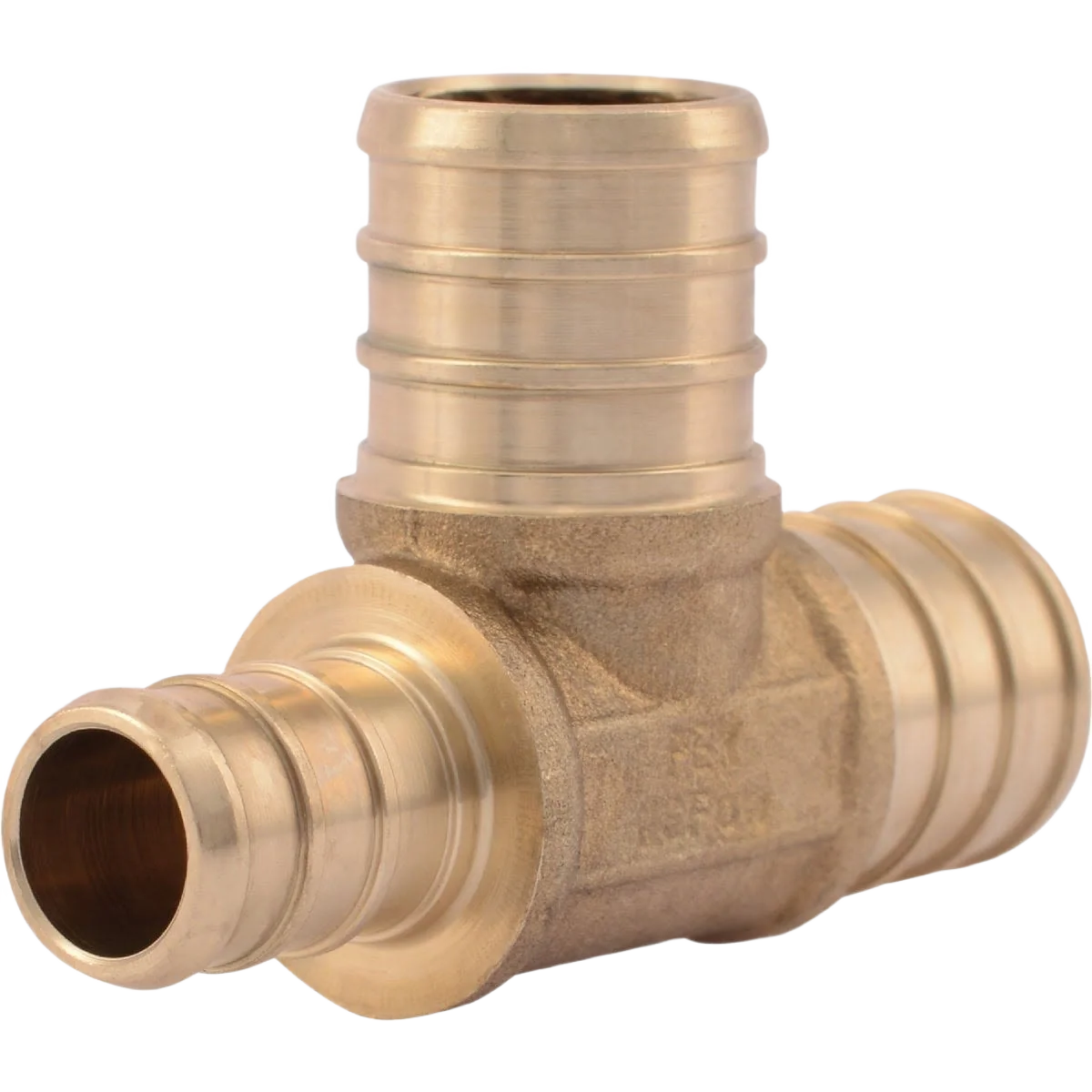 Easy-to-Use SharkBite 3 4 x 1 2 x 3 4 Reducing PEX Brass Barb Tee Practical