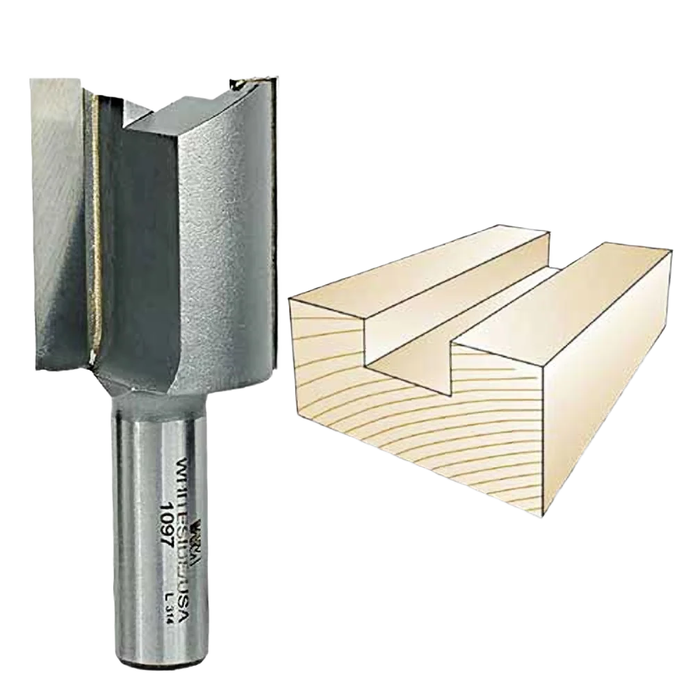 Convenient Whiteside Straight Bit 1 2 in. SH x 1-1 4 in. CD x 1-1 2 in. CL Recyclable