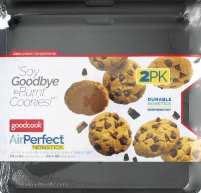 Elite Goodcook Air Non-Stick Cookie Sheets Pack of 2 Top-Quality