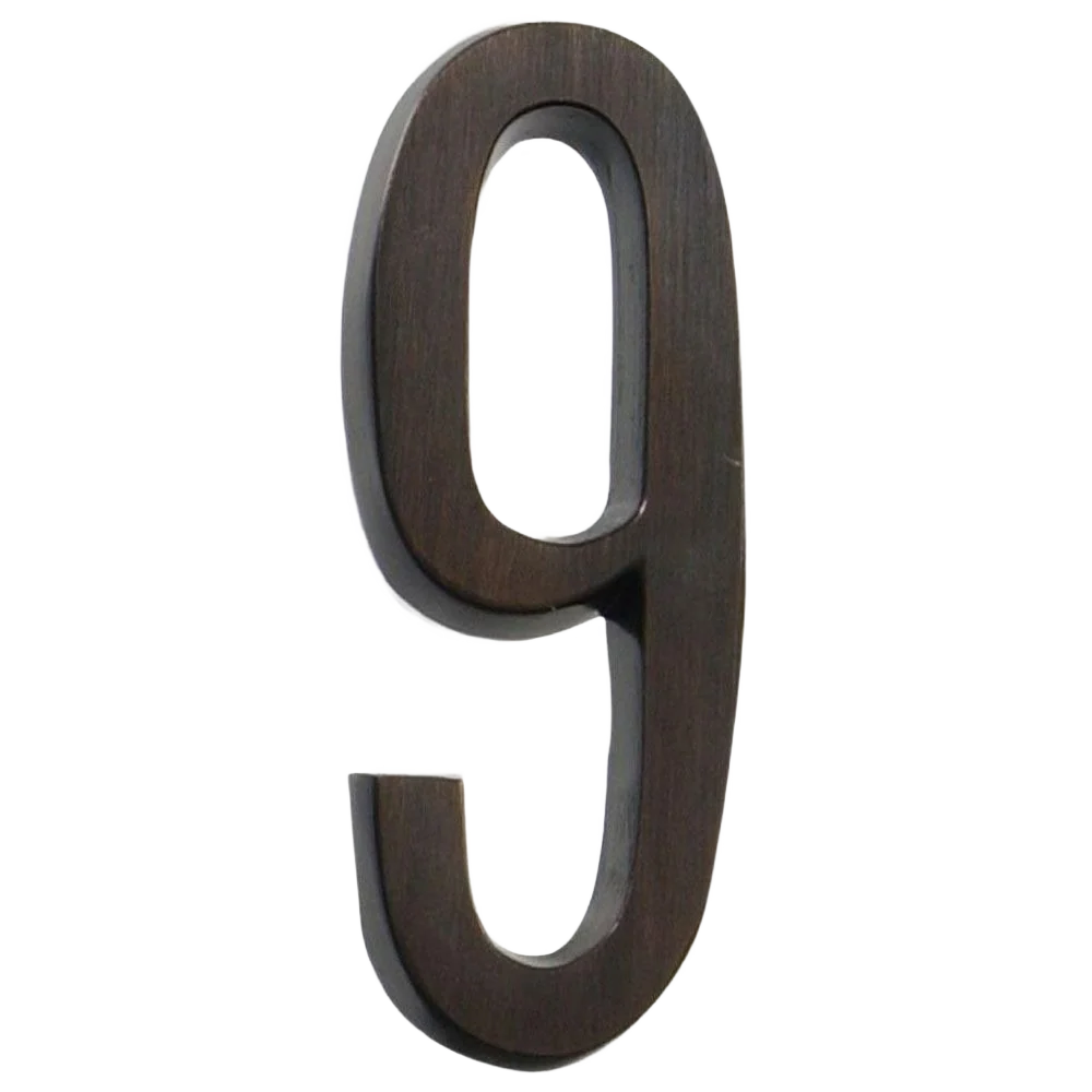 Fashionable Hillman Distinctions 4-In. Adhesive Bronze House Number 9 Smart