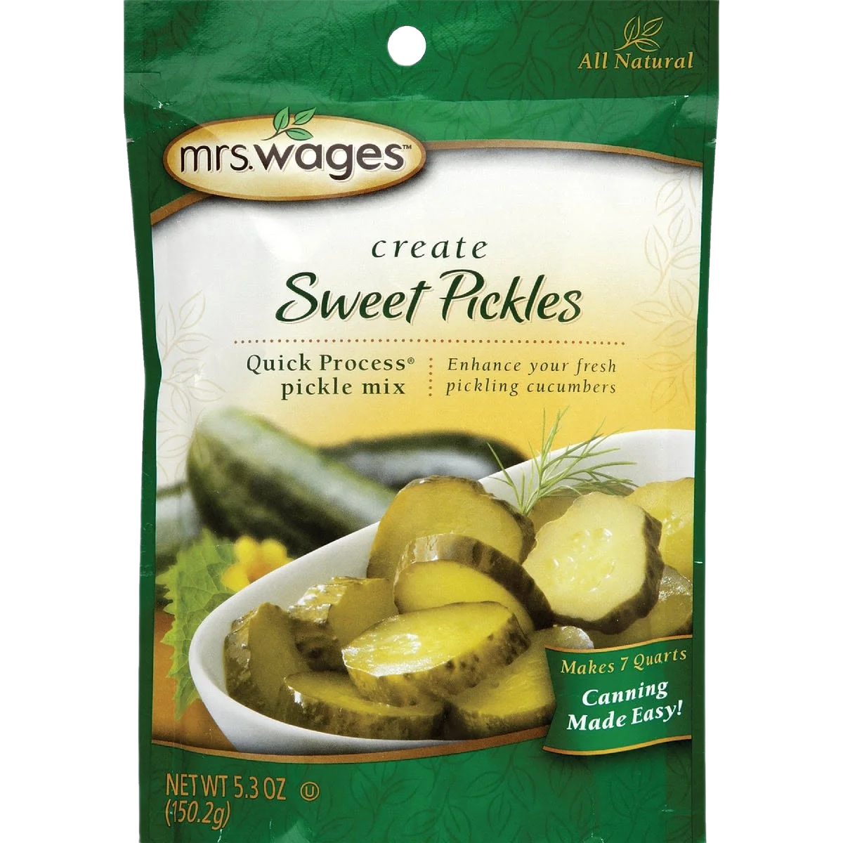 Eco-Friendly Mrs. Wages Sweet Pickling Mix 5.3 oz. Organic