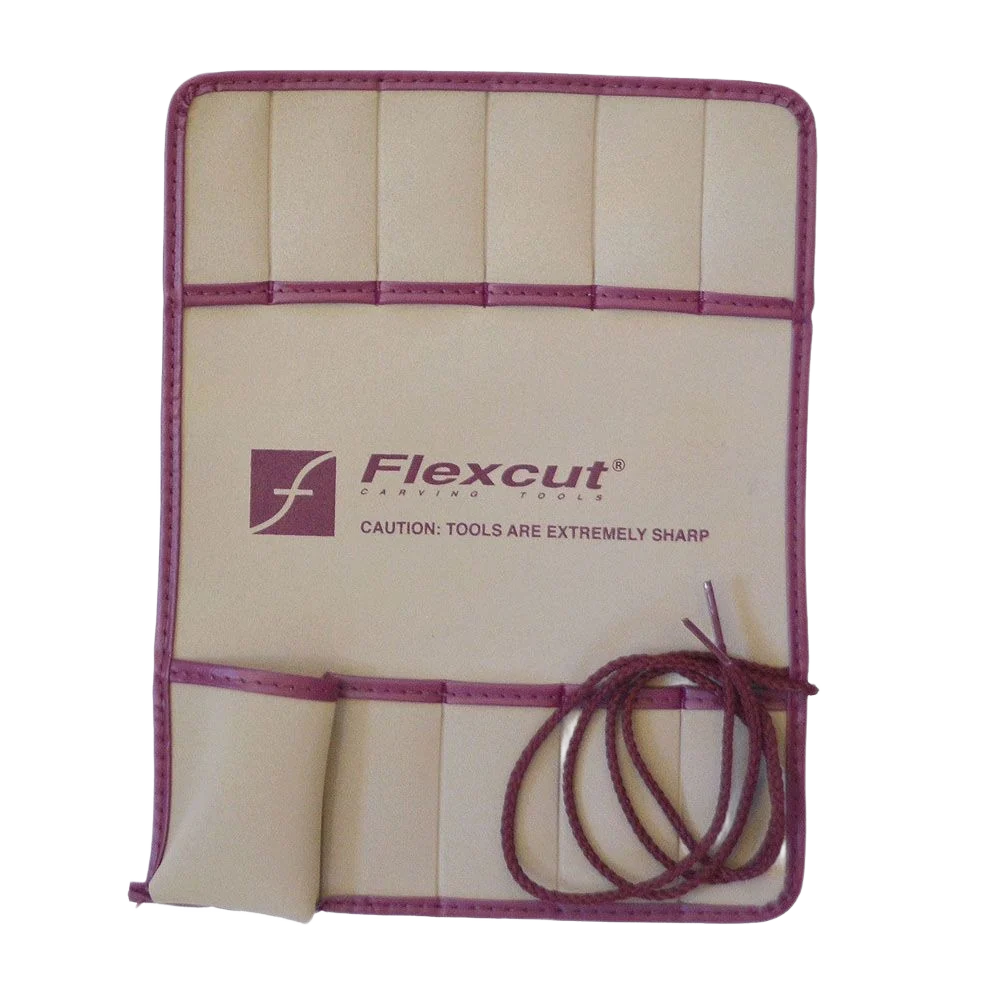 Detailed Flexcut 11 Pocket Tool Roll Advanced