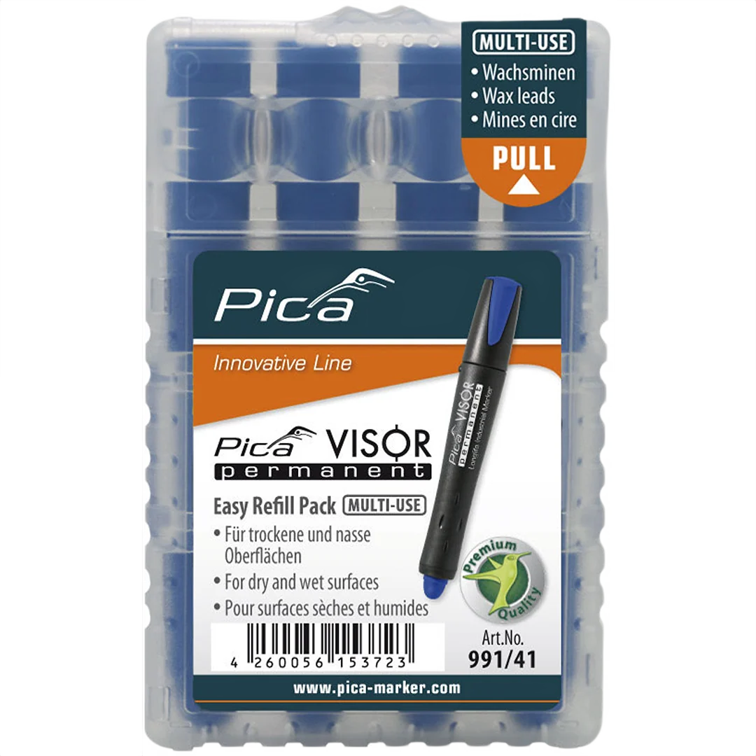 Exceptional Pica Visor Blue Refills 4PK Green