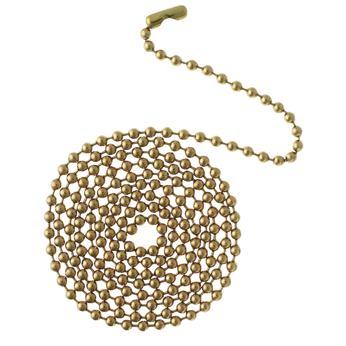 Eco-Friendly Westinghouse Brass Beaded Pull Chain with Connector Three In. Convenient