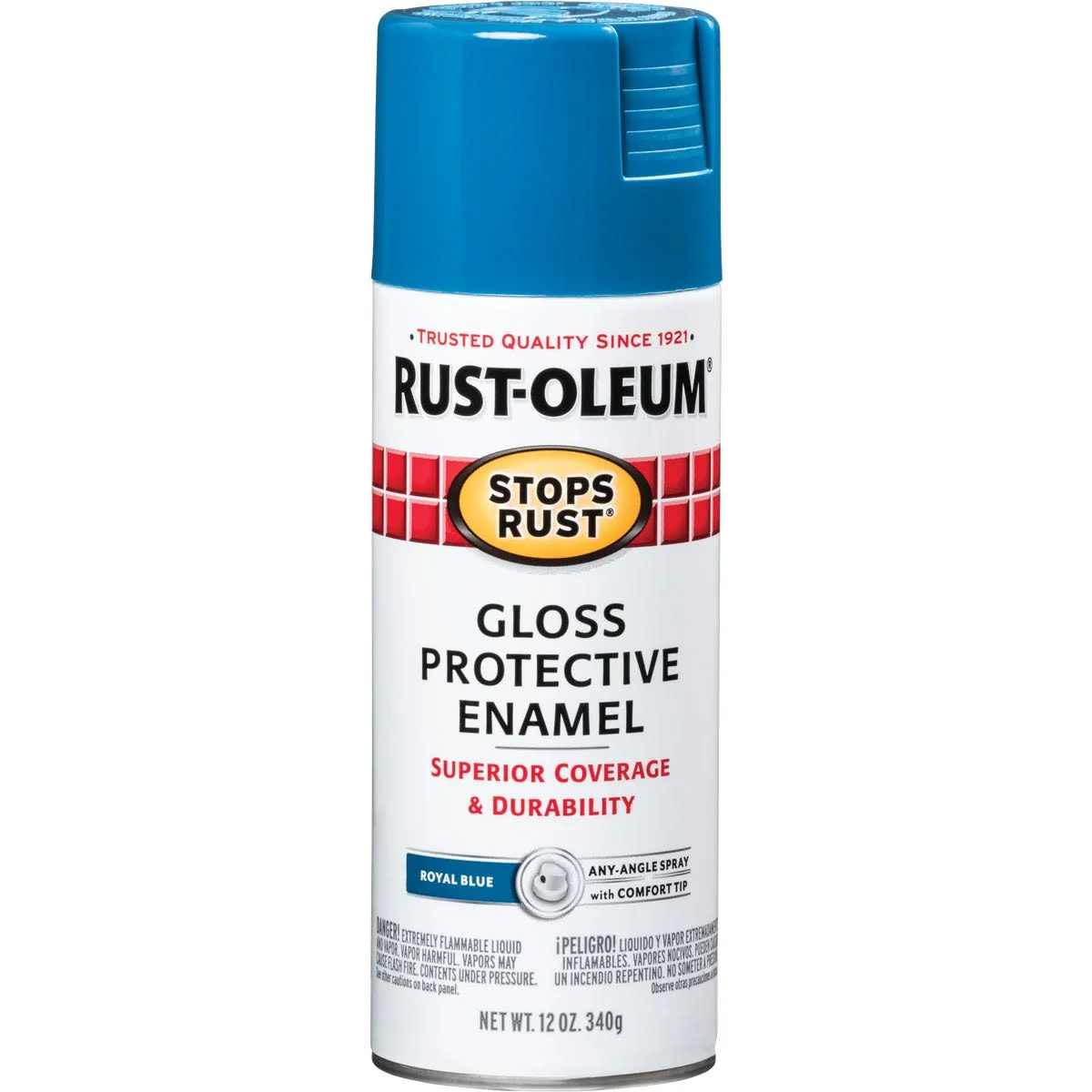 Authentic Rust-Oleum Royal Blue Gloss Protective Enamel Spray Paint 12 oz. Verified