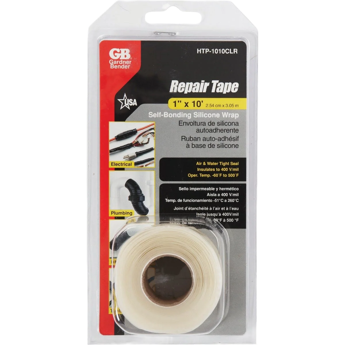 Classic Gardner Bender Clear Self-Sealing Tape 1 In. x 10 Ft. Original
